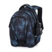 Obrazek Plecak studencki Bagmaster BAG 25 B - czarno-niebieski Czarny 30 l