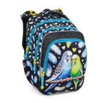 Obrazek Plecak szkolny Bagmaster BETA 25 A - papuga czarny 18 l