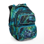 Obrazek Plecak szkolny Bagmaster DOPI 25 B - motocyklowy niebieski 18 l