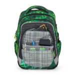 Obrazek Plecak szkolny Bagmaster LUMI 25 B - Football Green 18 l