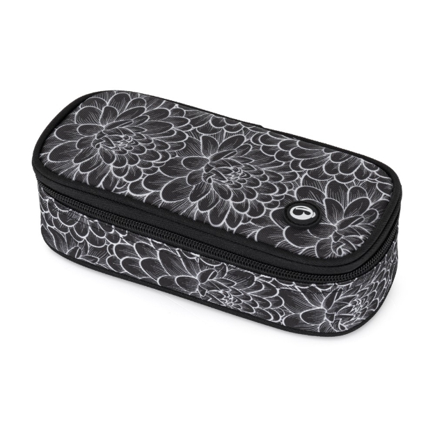 Obrazek Piórnik szkolny Bagmaster PORTO 25 A - czarno-biały Czarny