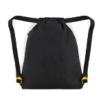 Obrazek Bagmaster BETA 25 Worek szkolny na kapcie / gimnastyczny - papuga czarny 1,5 l