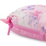 Obrazek Bagmaster Worek DOPI 25 szkolny na kapcie / gimnastykę - motyle Różowy 1,5 l