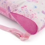 Obrazek Bagmaster Worek DOPI 25 szkolny na kapcie / gimnastykę - motyle Różowy 1,5 l