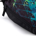 Obrazek Bagmaster DOPI 25 B worek szkolny na kapcie / gimnastyczny - motocyklowy niebieski 1,5 l