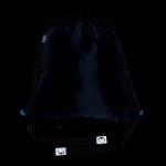 Obrazek Bagmaster DOPI 25 B worek szkolny na kapcie / gimnastyczny - motocyklowy niebieski 1,5 l