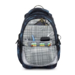 Obrazek Zestaw studencki Bagmaster BAG 25 B - czarno-niebieski Czarny 30 l