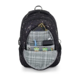 Obrazek Zestaw studencki Bagmaster DIGITAL 25 A - Space Black 22 l