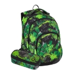 Obrazek Zestaw studencki Bagmaster LINCOLN 25 A - zielono-czarny Zielony 30 l