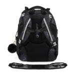 Obrazek Zestaw studencki Bagmaster ZIPSTER 25 A - czarny z białymi kwiatami