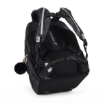 Obrazek Zestaw studencki Bagmaster ZIPSTER 25 A - czarny z białymi kwiatami