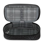 Obrazek Zestaw studencki Bagmaster ZIPSTER 25 A - czarny z białymi kwiatami