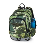 Obrazek Bagmaster ALFA 25 B duży zestaw szkolny dla pierwszoklasistów - fighter green 18 l