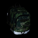 Obrazek Bagmaster ALFA 25 B duży zestaw szkolny dla pierwszoklasistów - fighter green 18 l