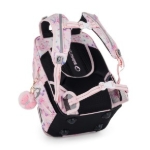 Obrazek Bagmaster DOPI 25 Duży zestaw szkolny dla pierwszoklasistów - motyle Różowy 18 l