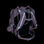 Obrazek Bagmaster DOPI 25 Duży zestaw szkolny dla pierwszoklasistów - motyle Różowy 18 l