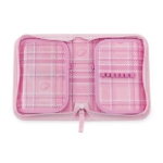 Obrazek Bagmaster DOPI 25 Duży zestaw szkolny dla pierwszoklasistów - motyle Różowy 18 l