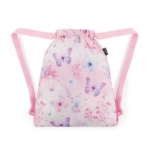 Obrazek Bagmaster DOPI 25 Duży zestaw szkolny dla pierwszoklasistów - motyle Różowy 18 l