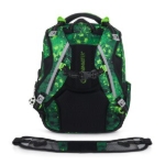 Obrazek Bagmaster LUMI 25 B duży zestaw szkolny dla pierwszoklasistów - football Green 18 l