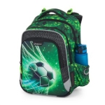 Obrazek Bagmaster LUMI 25 B duży zestaw szkolny dla pierwszoklasistów - football Green 18 l