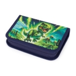 Obrazek Bagmaster LUMI 25 C duży zestaw szkolny dla pierwszoklasistów - dinosarus Green 18 l