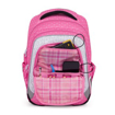 Obrazek Plecak szkolny Bagmaster LUMI 24 H - Teddy Bear Pink 18 l