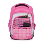 Obrazek Plecak szkolny Bagmaster LUMI 24 H - Teddy Bear Pink 18 l