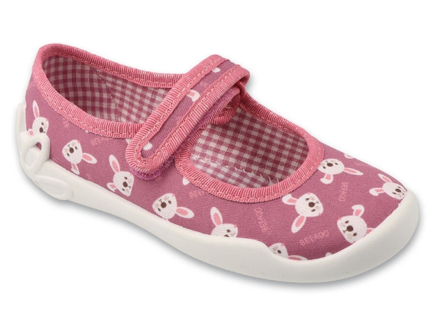 Obrazek BEFADO 114X558 baleriny dziewczęce różowe króliki