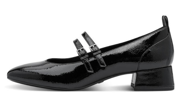 Obrazek Tamaris 1-22318-43-007 Czarne czółenka damskie