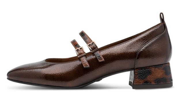 Obrazek Tamaris 1-22318-43-398 Brązowe czółenka damskie