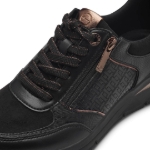 Obrazek Tamaris 1-23721-42-096 Czarne sneakersy damskie