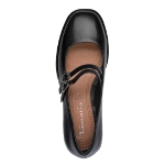 Obrazek Tamaris 1-22131-45-001 Czarne baleriny damskie