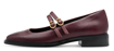 Obrazek Tamaris 1-22131-45-537 Bordowe baleriny damskie