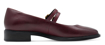 Obrazek Tamaris 1-22131-45-537 Bordowe baleriny damskie