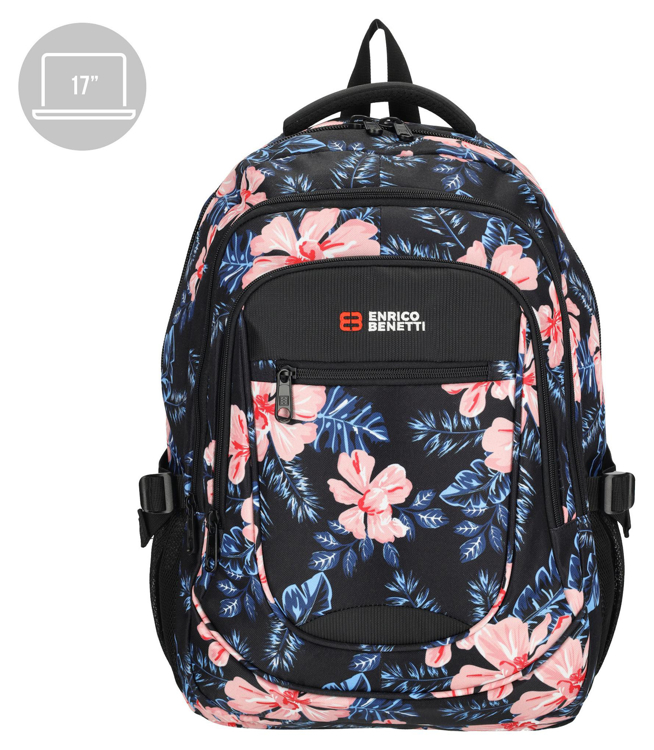 Obrazek Enrico Benetti Santa Cruz 62038 Black Flower 33 L