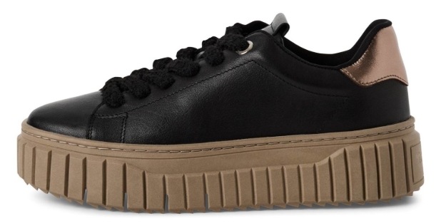 Obrazek Tamaris 1-23702-45-098 Czarne sneakersy damskie