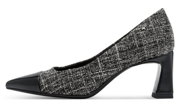 Obrazek Tamaris 1-22466-45-009 czółenka damskie czarny/biały