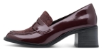Obrazek Tamaris 1-24464-45-534 Damskie loafersy w kolorze merlot