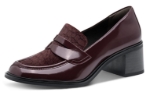 Obrazek Tamaris 1-24464-45-534 Damskie loafersy w kolorze merlot