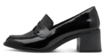 Obrazek Tamaris 1-24464-45-098 Czarne mokasyny damskie