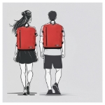 Obrazek Enrico Benetti Amsterdam 54687 Czerwony 24 L