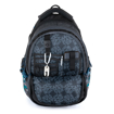 Obrazek Bagmaster BAG 21 B plecak studencki - zielony niebieski szary 30 l