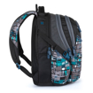 Obrazek Bagmaster BAG 21 B plecak studencki - zielony niebieski szary 30 l