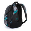 Obrazek Bagmaster BAG 21 B plecak studencki - zielony niebieski szary 30 l