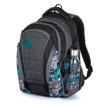 Obrazek Bagmaster BAG 21 B plecak studencki - zielony niebieski szary 30 l