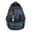Obrazek Bagmaster BAG 21 B plecak studencki - zielony niebieski szary 30 l