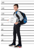 Obrazek Bagmaster BAG 21 B plecak studencki - zielony niebieski szary 30 l