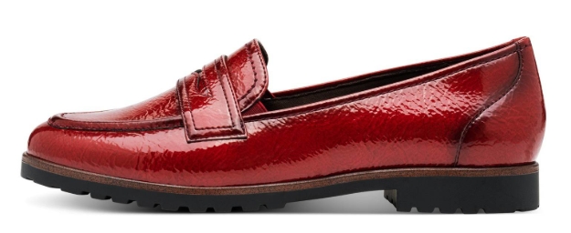 Obrazek Tamaris 1-24239-42-524 Czerwone mokasyny damskie