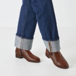 Obrazek Tamaris 1-25377-45-311 Botki damskie brązowe