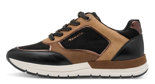 Obrazek Tamaris 1-23768-45-098 Trampki damskie czarne